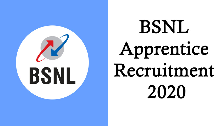 BSNL Apprentice Recruitment 2020 Online Form for 100 Posts