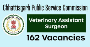 CGPSC Veterinary Assistant Recruitment 2020