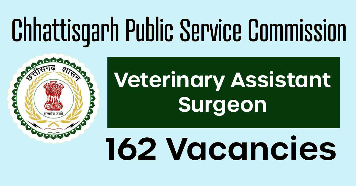CGPSC Veterinary Assistant Recruitment 2020