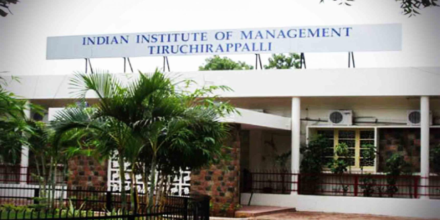 IIM Tiruchirappalli Manager Recruitment 2020