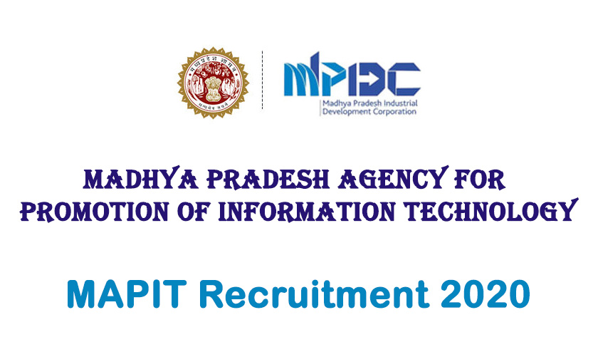 Madhya Pradesh MAPIT Various Post Recruitment Online Form 2020