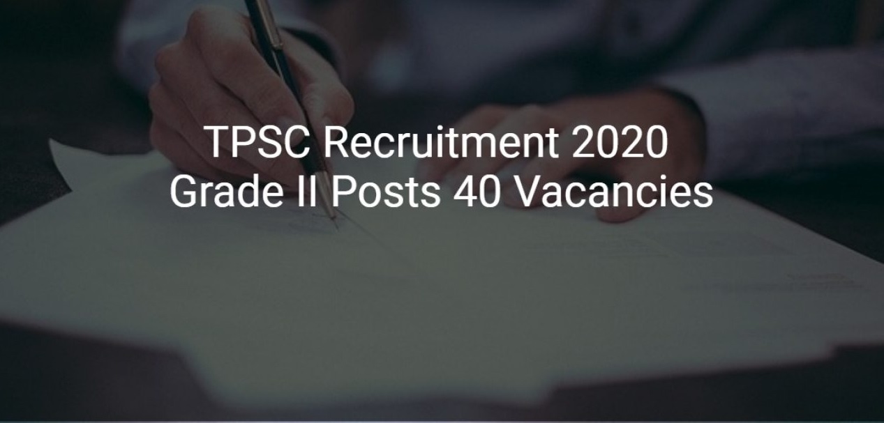 TPSC Recruitment 2020