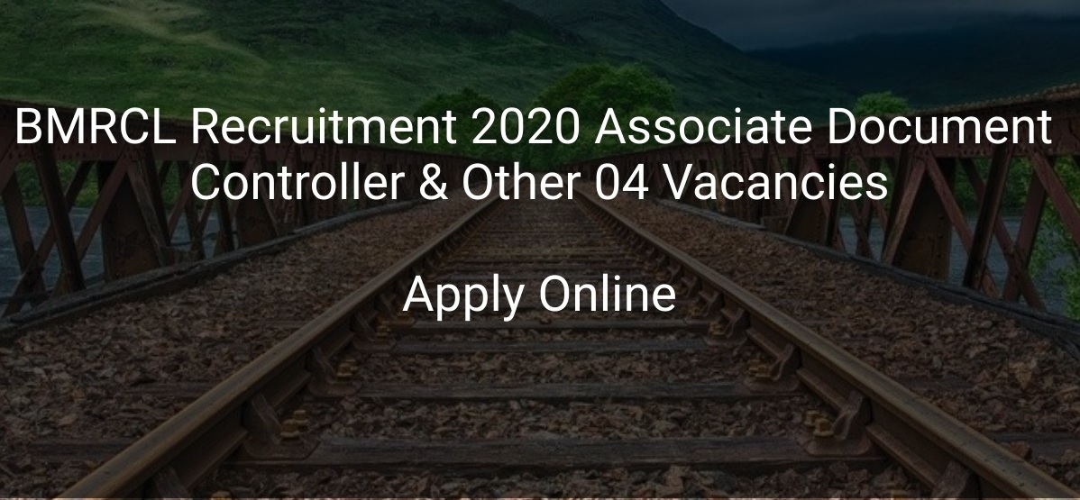 Bangalore Metro Rail Corporation Limited Online Application Form 2020
