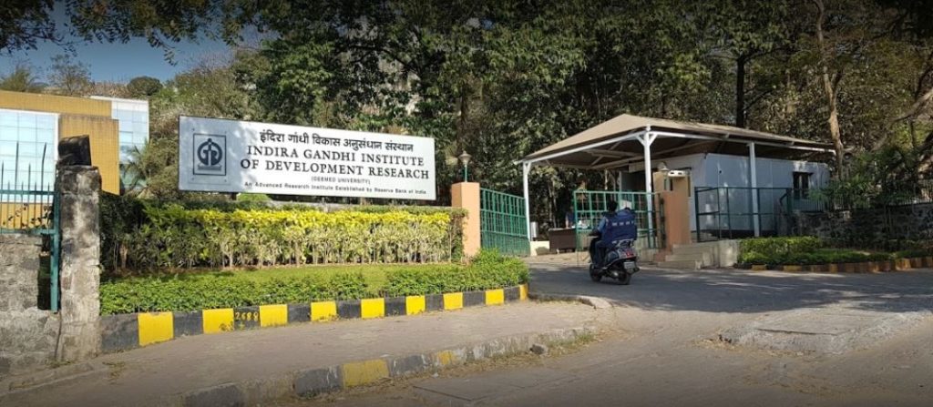 IGIDR Recruitment 2020